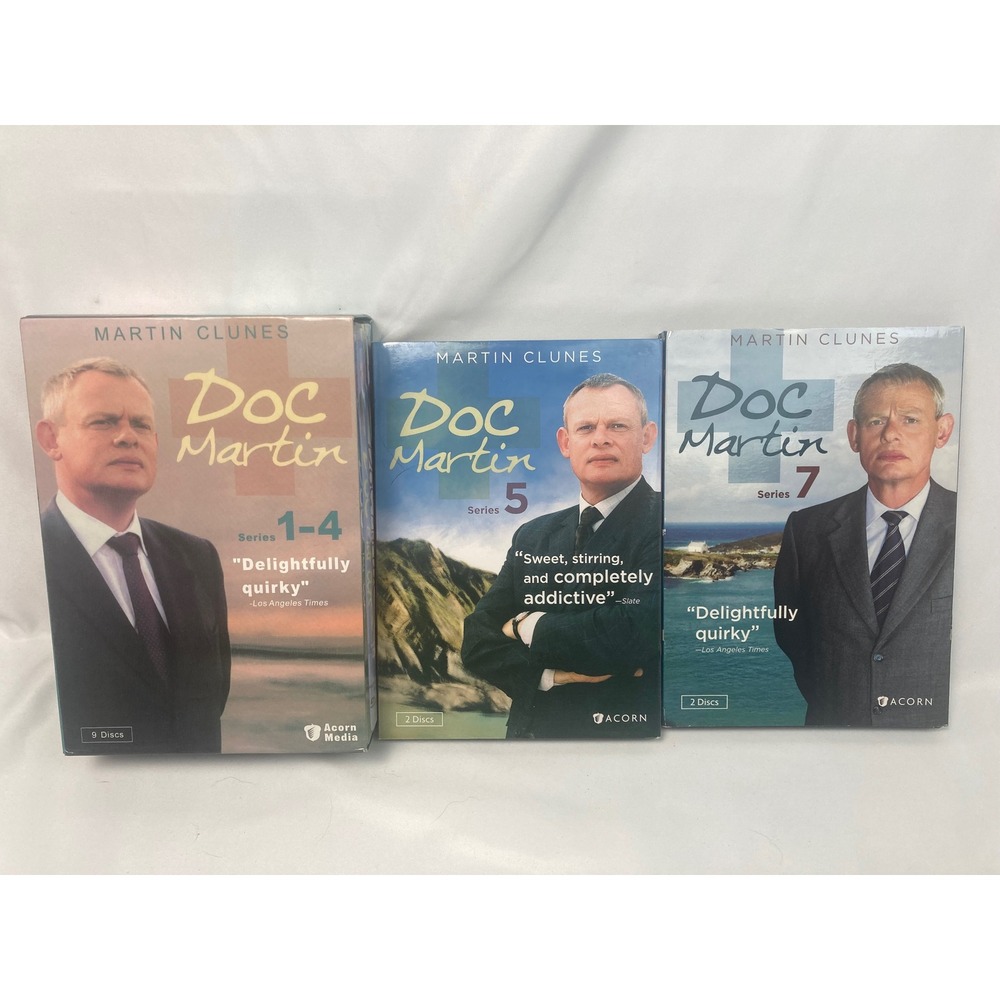 Doc Martin DVD Lot – Seasons 1–5 & 7 – Martin Clunes‎ – Excellent Discs